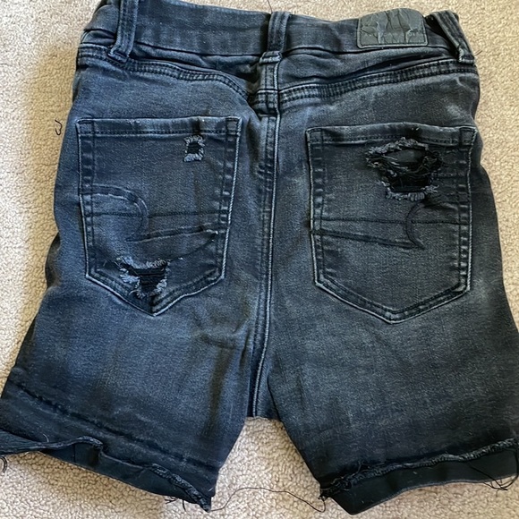 American eagle next level stretch black high waisted shorts - Picture 4 of 4
